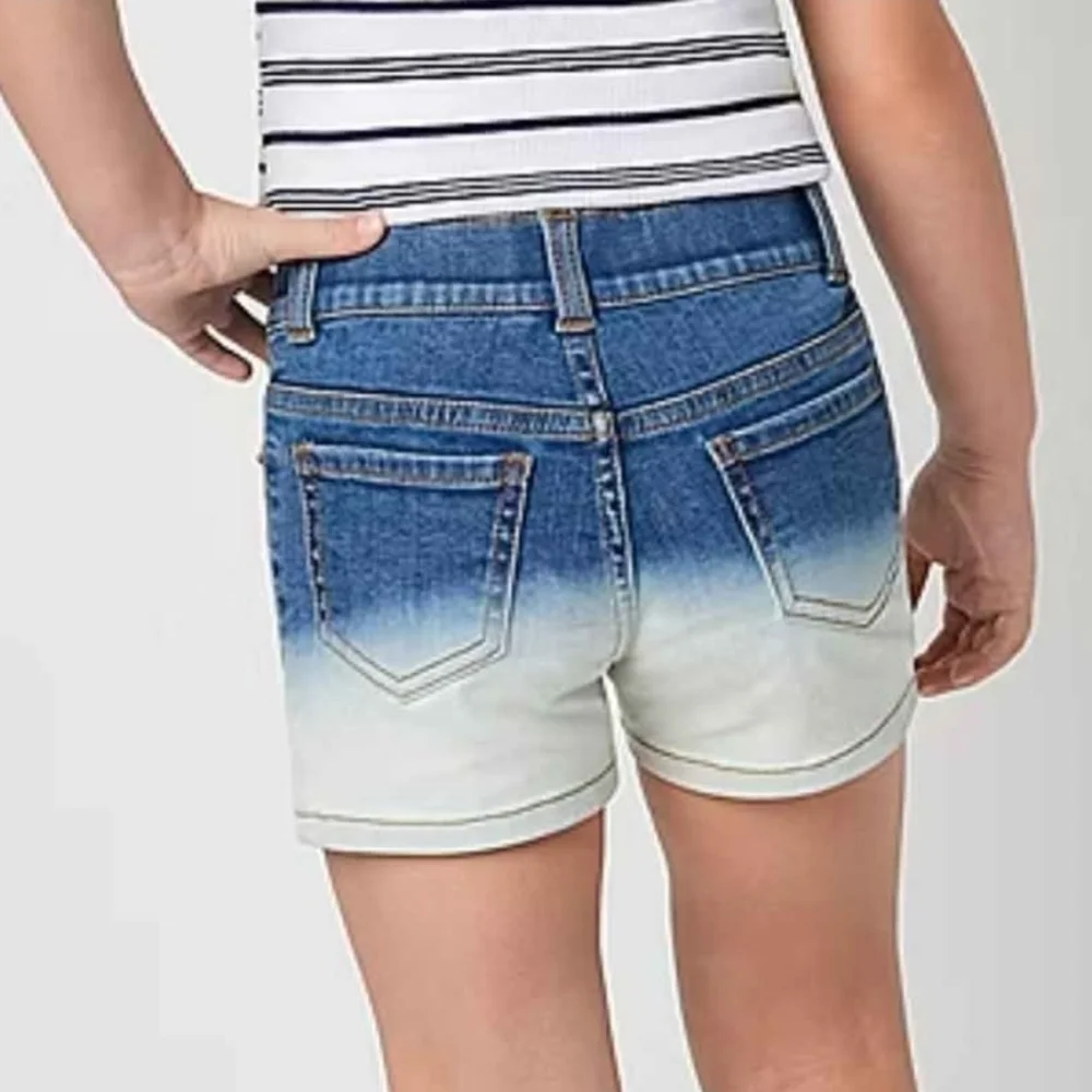 NWT thereabouts Dip Dyed Superflex Shortie Jean Shorts ~14